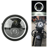 6.5" Motorcycle LED Headlight Hi&Lo HeadLamp Bulb