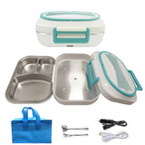 12V 220V Electric Lunch Box Stainless Steel Home Office