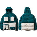 2019 Winter Streetwear Hip Hop Jacket Parka Padded Men