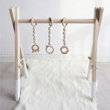 Nordic Baby Room Decor Play Gym Toy Wooden Nursery