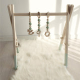 Nordic Baby Room Decor Play Gym Toy Wooden Nursery