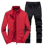 Track Suit Men 6XL 7XL 8XL Winter Autumn