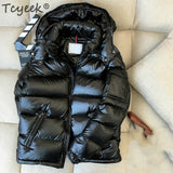 Tcyeek Winter Down Jacket Men Thick Warm Ultralight
