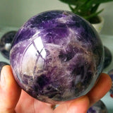 70/90mm Natural amethyst stone quartz crystal