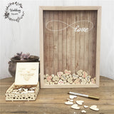 170pcs Hearts unique Wedding Decoration Rustic Sweet