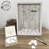 170pcs Hearts unique Wedding Decoration Rustic Sweet
