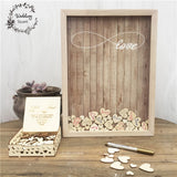 170pcs Hearts unique Wedding Decoration Rustic Sweet
