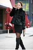 2019 New Genuine Rabbit Fur Coat women full pelt